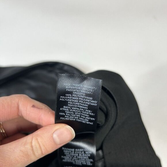 Velvet By Graham & Spencer Pants Womens Small Berdine Faux Leather Legging Black - Picture 13 of 13